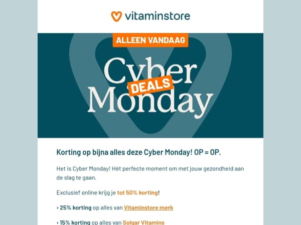 Cyber Monday: extra korting op bijna ALLES