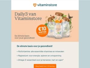 Tot €10 korting op jouw Daily3