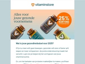 Behaal jouw gezondheidsdoel met Vitaminstore!
