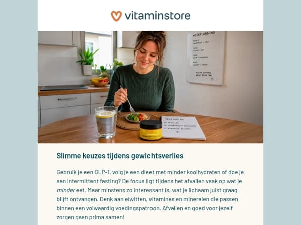 Afvallen met minder eetlust?