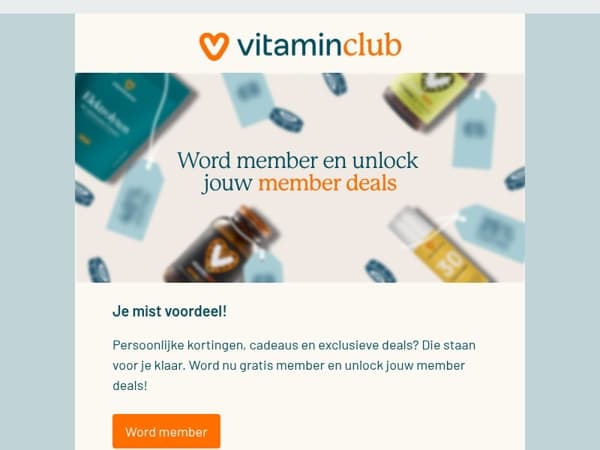 NIEUW! Meld je aan & profiteer van Member deals