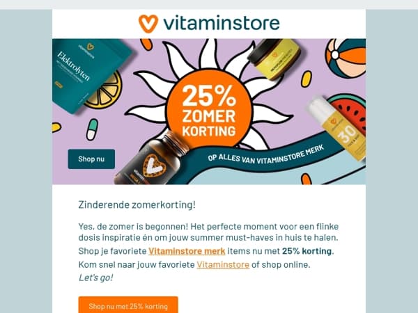 🌟25% zomerkorting🌟