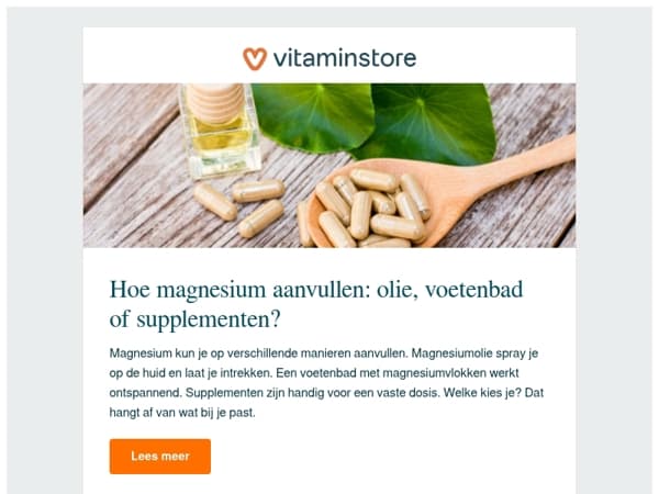 Hoe magnesium aanvullen: olie, voetenbad of supplementen?