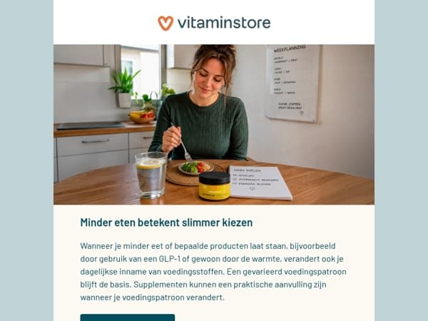 Minder eten? Vergeet deze voedingsstoffen niet