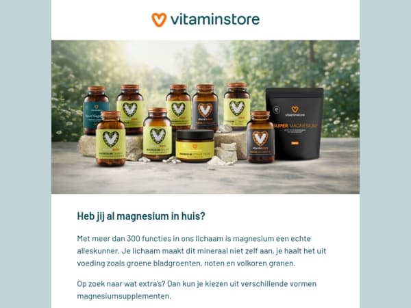 Meer uit jouw dag met magnesium