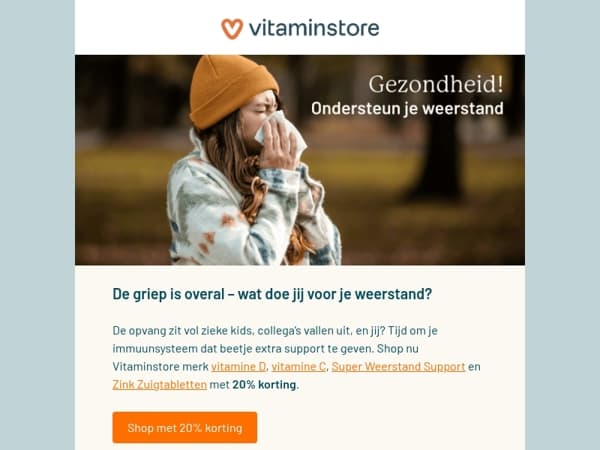 Grieperig? Ondersteun je weerstand