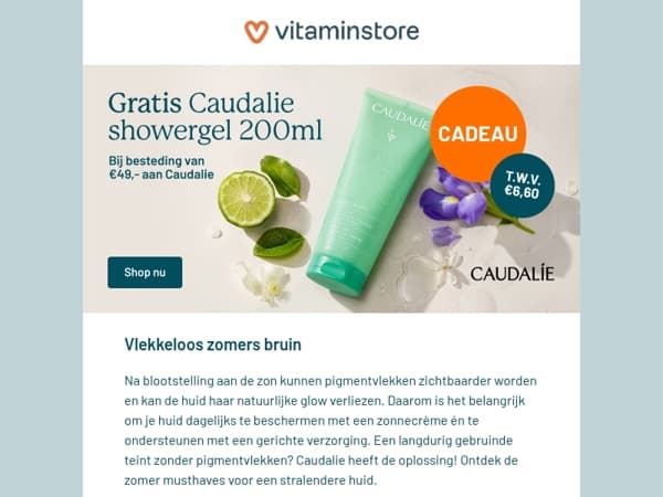 Gratis Caudalie douchegel Eau des Vignes