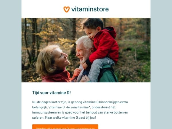 De dagen worden korter, tijd voor Vitamine D