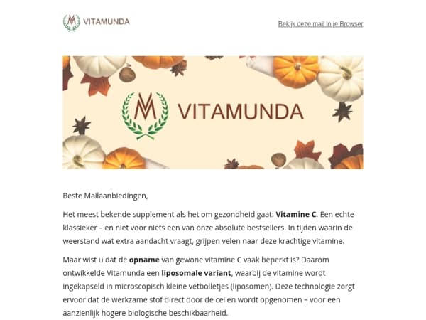 Snel verkouden? Boost je weerstand met Vitamine C 🍊