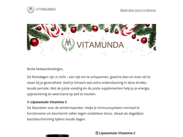 Nog voor de kerst in huis 🎄 – bestel nu je favoriete producten!