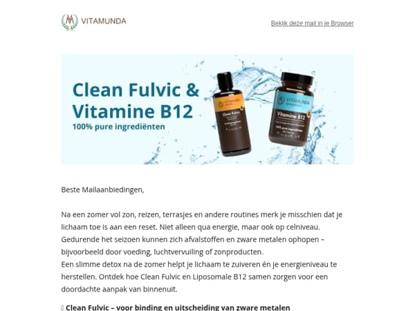 Detox na de zomer? Zo verwijder je zware metalen