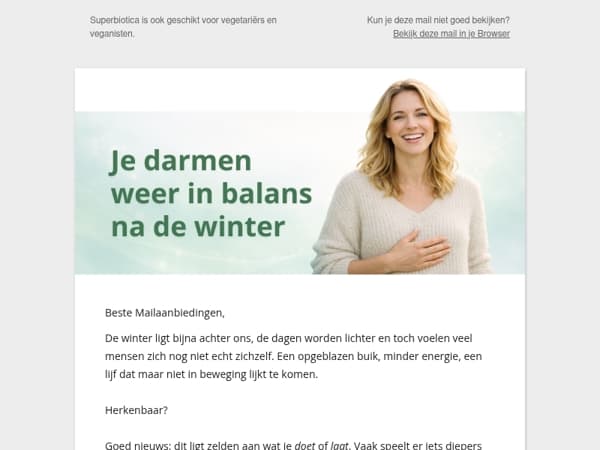 Voelt je buik nog uit balans? 🍃