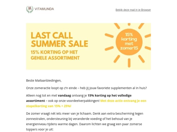 LAST CALL SUMMER SALE ☀️