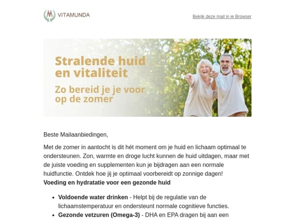 Energie & een stralende huid