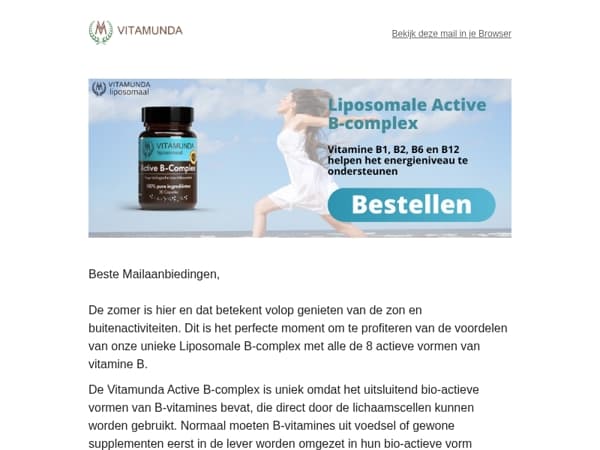 Liposomale actieve B-complex