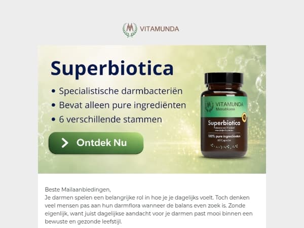Ontdek de kracht van Superbiotica🚀💚