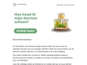 Artikel: Hoe behoud ik mijn schone darmen?