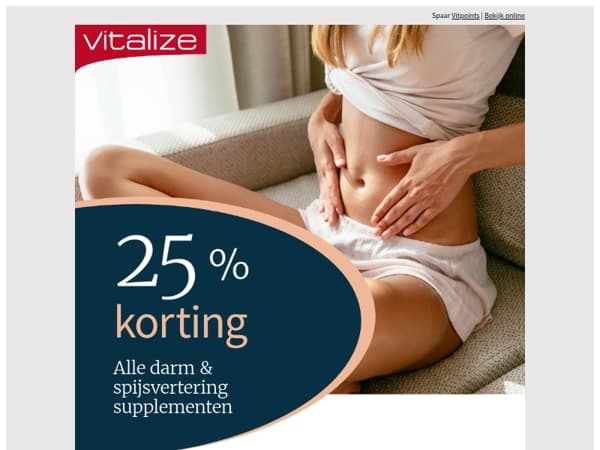 Vergeet de 25% korting niet ⏰