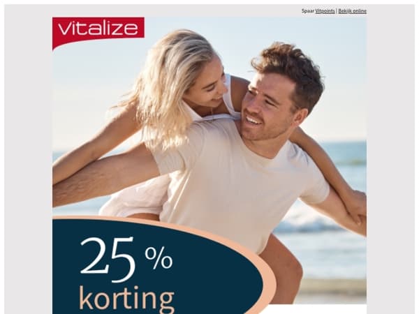 Shop nu met 25% korting ☀️
