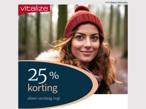 25% korting: laatste dag! ⏰