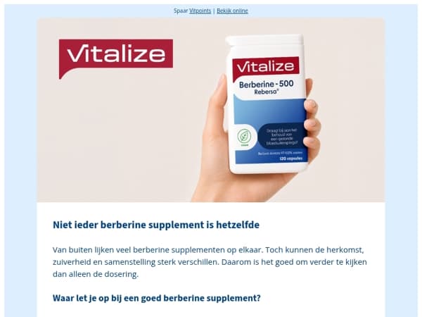 Hoe kies je een goed berberine supplement?