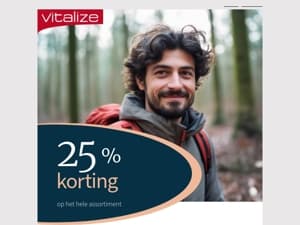 25% korting voor jou 🔥
