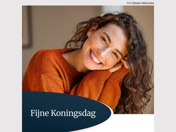 Royaal voordeel voor jou 🧡