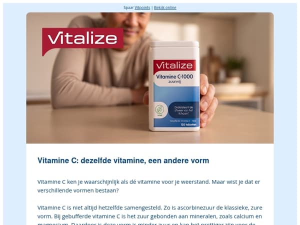Vitamine C is vitamine C. Toch?