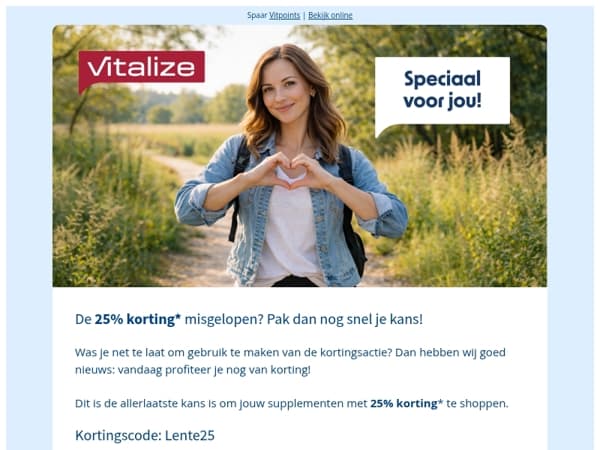 Korting speciaal voor jou ❤️