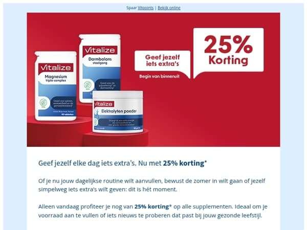 25% korting: laatste dag! 🔥