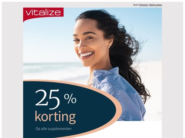 Profiteer van 25% zomer korting ☀️
