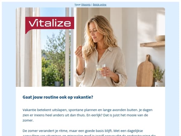 Gaat jouw routine ook op vakantie?