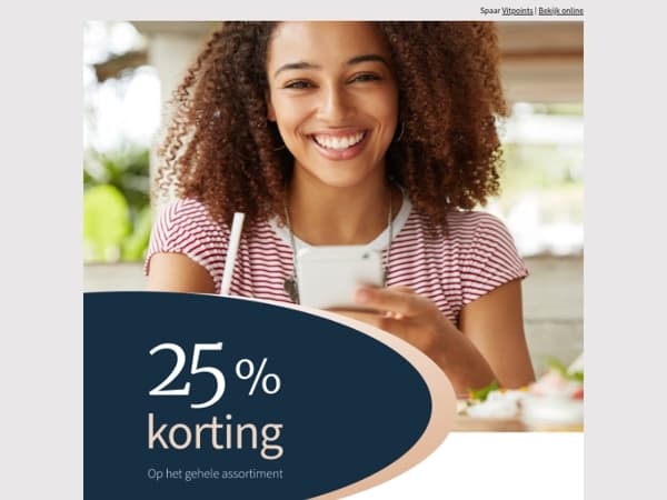 25 korting! Laatste uren 🔥