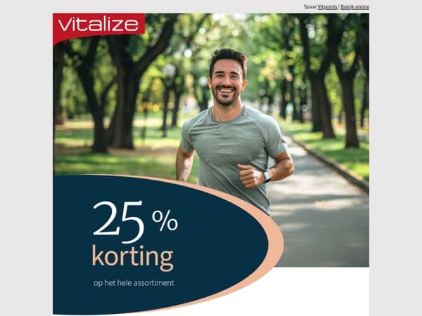 25% korting 🌸 voor jou