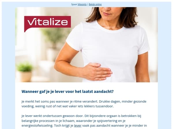 Drukte, weinig rust, andere keuzes? Geef je lever extra aandacht