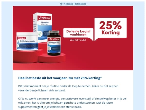 25% korting 🌸 Nieuwe routines voor een sterke basis