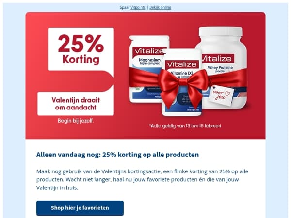 Laatste kans: 25% korting