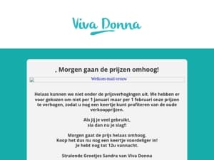 Alleen vandaag nog jouw favoriete product voor de oude prijs!