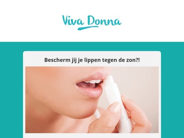 Bescherm jij je lippen tegen de zon?