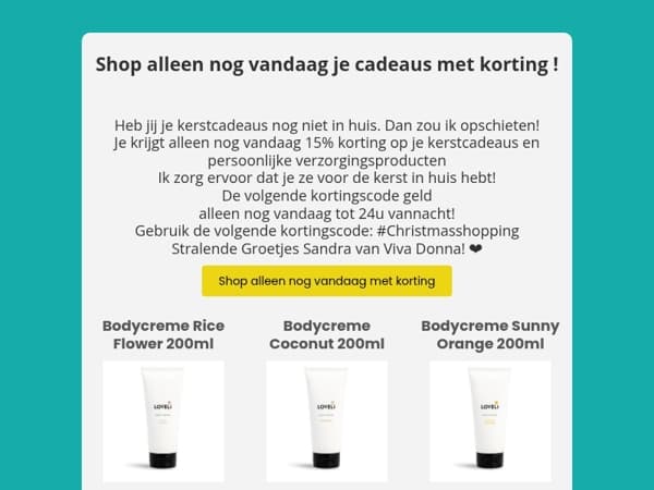 Laatste dag: Mega kerst actie!