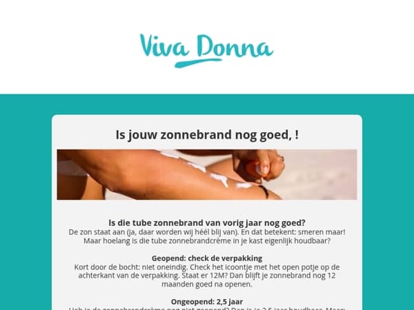 Is jouw zonnebrand van vorig jaar nog goed?