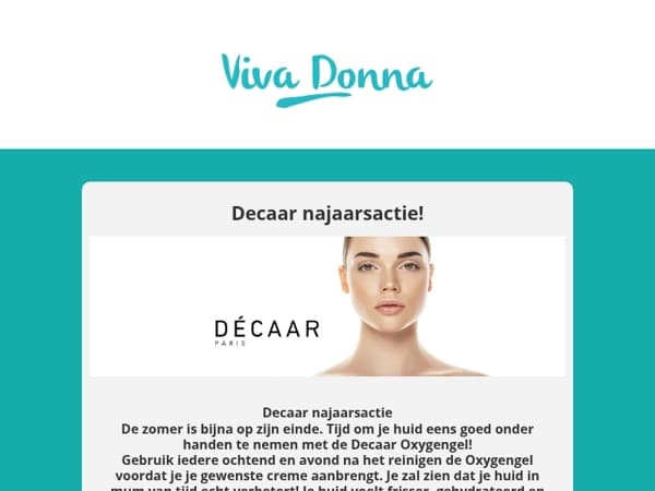 Hoge korting op Decaar Oxygengel 100ml!