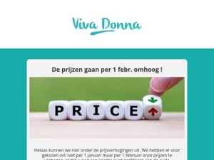 Jouw favoriete product wordt duurder!