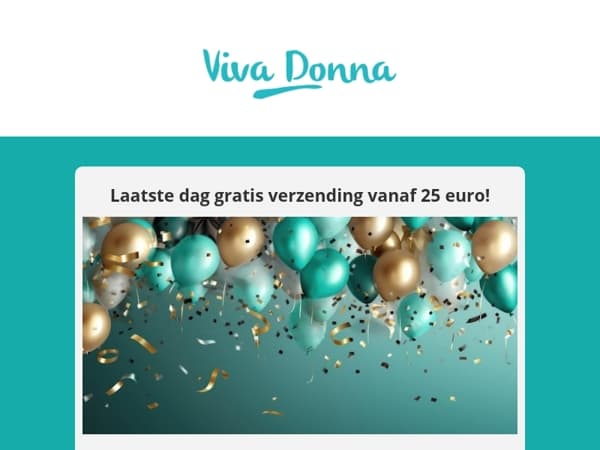 Laatste dag gratis verzending vanaf €25 euro!