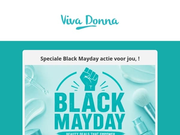 Black Mayday Actie - 15% korting op zonnebrand