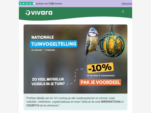 🌼4 stappen naar een vogelhotspot & 10% korting