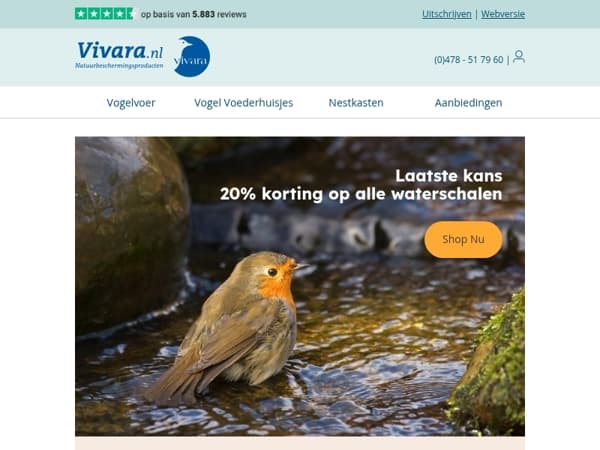 ⌛Laatste uren: Bespaar 20% op alle waterschalen