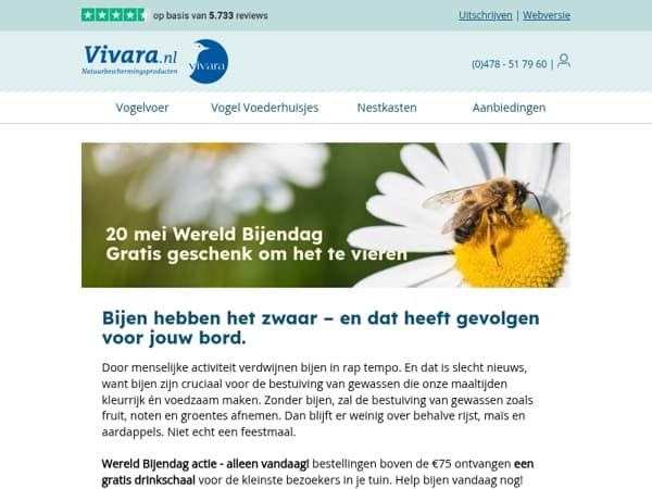 🐝 Het is Wereld Bijendag en jij kan helpen!