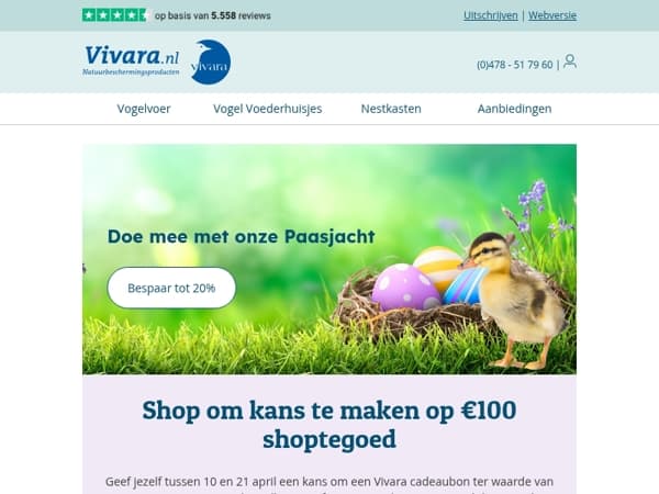 Jouw kans om €100 shoptegoed te winnen 🐰