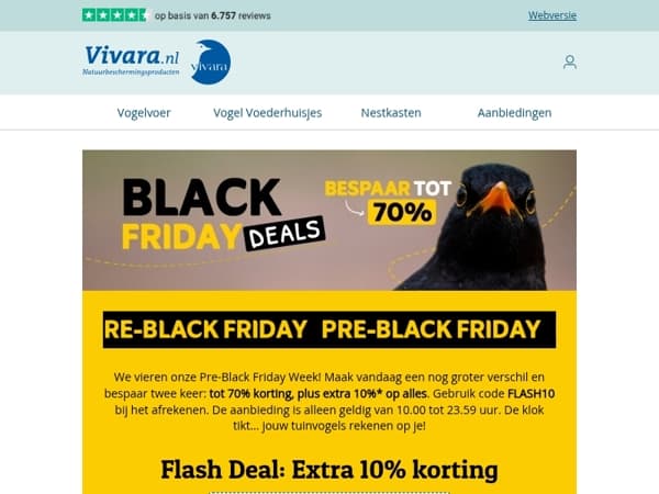 Koualarm ❄️ ➡️ Slechts 14 u: -70 % + extra 10 % korting